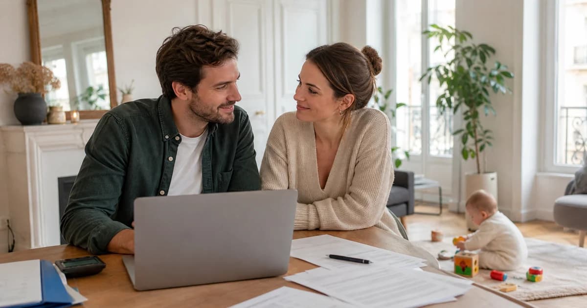 Parent consultant sa déclaration de revenus pour le crédit d'impôt garde d'enfant