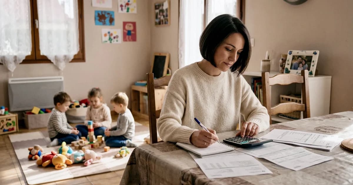 Simulation de salaire en année incomplète et multi-garde pour assistante maternelle