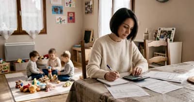 Bulletin de paie et calculatrice illustrant le salaire d'une assistante maternelle en 2026
